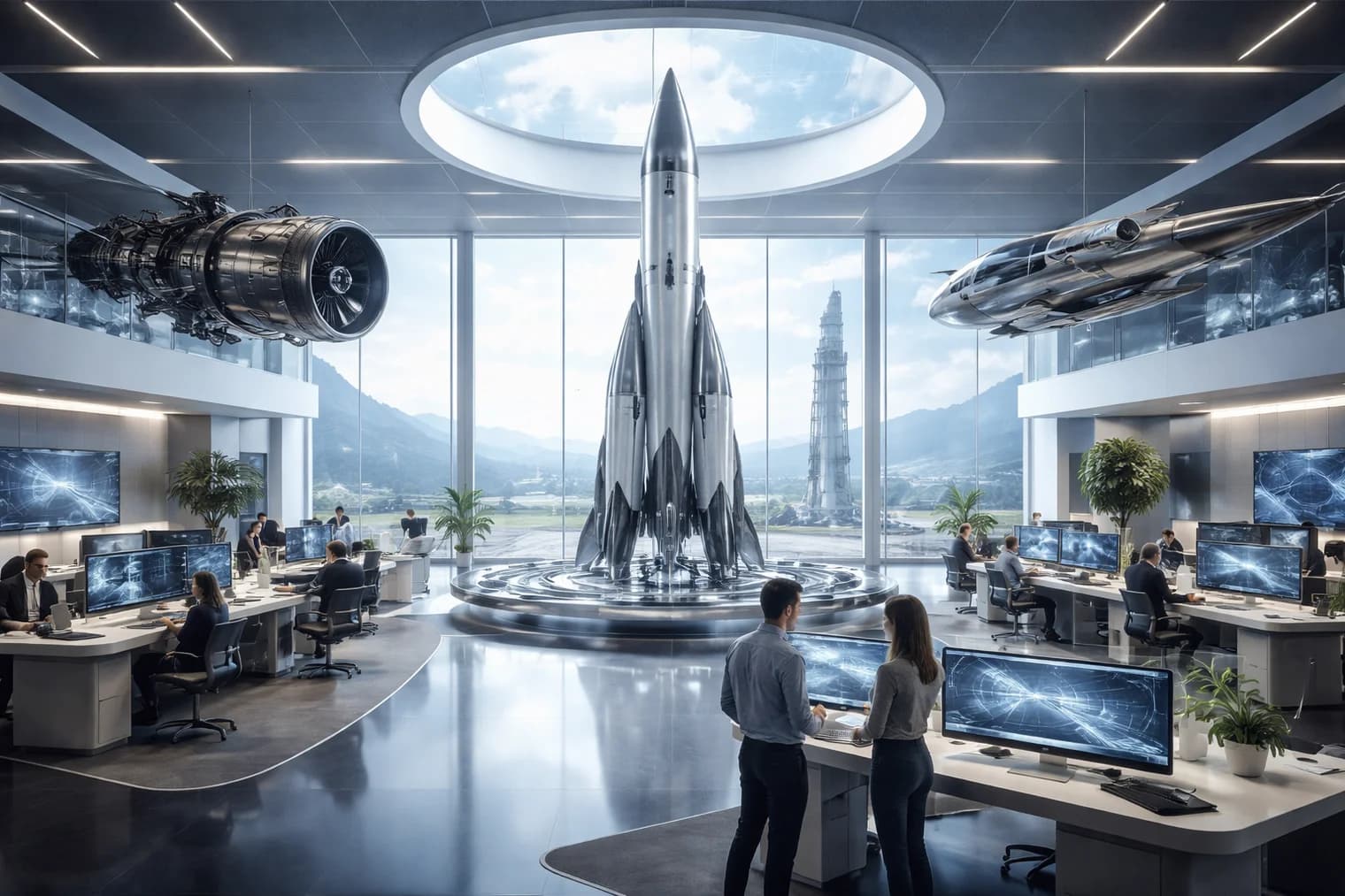 ИТ-инфраструктура и мониторинг персонала авиакосмического предприятия